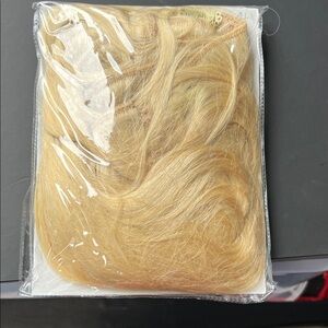 Clip-In Hair lace weft Extensions Ash Blonde #60 Bellami Bambino 20” 160g
